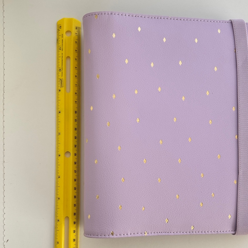 kikki.K Lavender Tablet/Planner Cover with Gold Diamond Accents - Picture 13 of 15